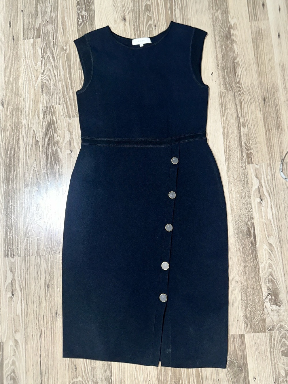 Reiss Eleni Knitted Bodycon Dress Large - Picture 2 of 9